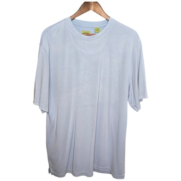 IZOD Modal Blend T-Shirt Soft‎ Casual Short Sleeve Top Blue Men's XL - Picture 1 of 5